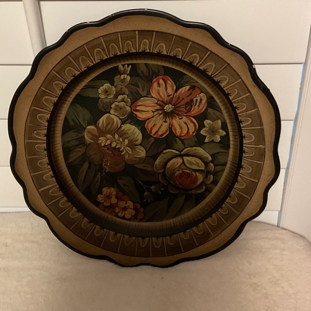 Floral Decorative Plate
